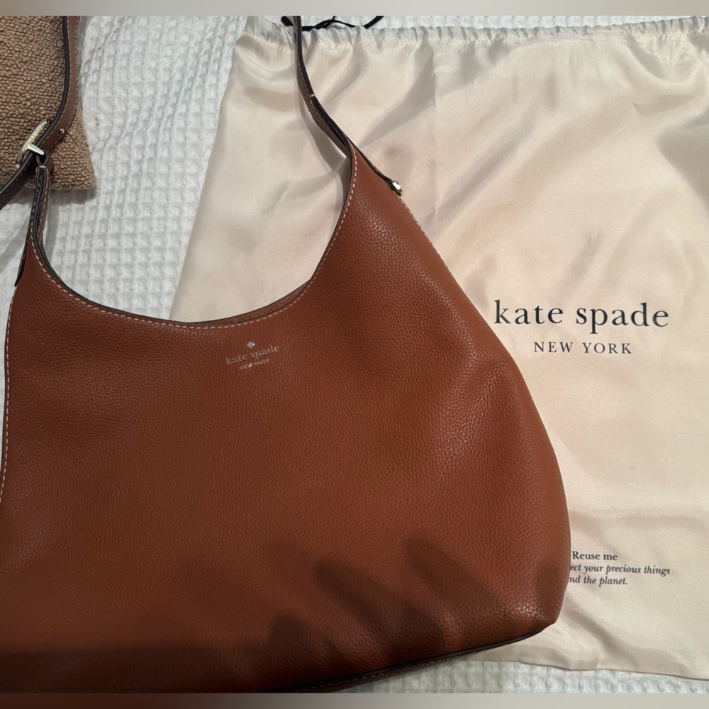 Kate Spade 454 large shoulder bag gingerbread leather - Picture 4 of 4